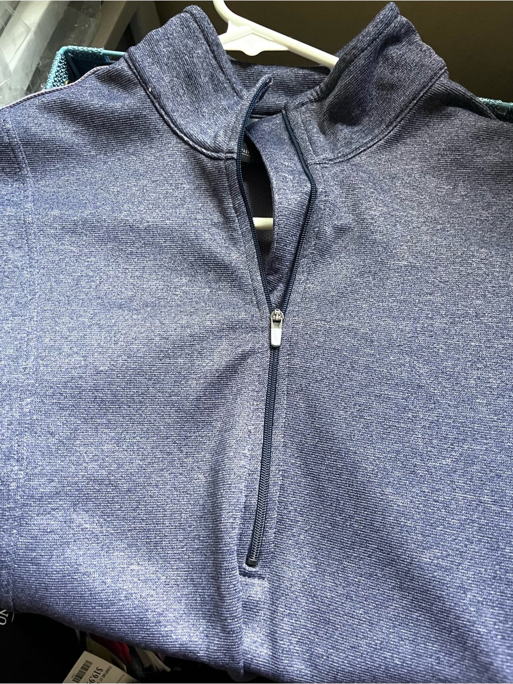 Nike Heathered Purple Quarter-Zip Performance Pullover women’s Med 8-10